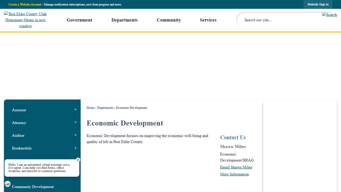 Economic Development Box Elder County, UT