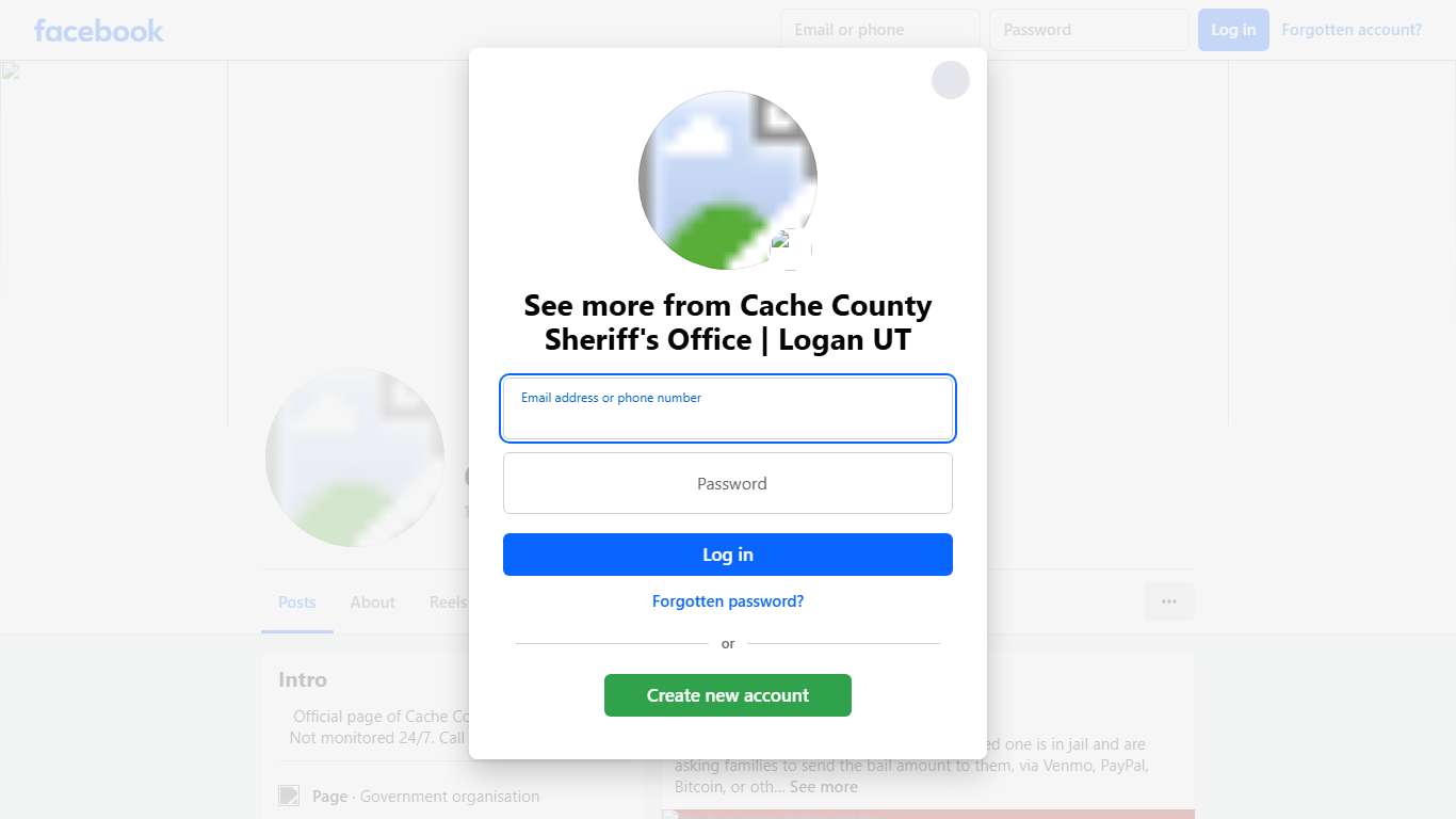 Cache County Sheriff's Office Logan UT Facebook